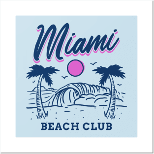 Miami Beach Club Posters and Art